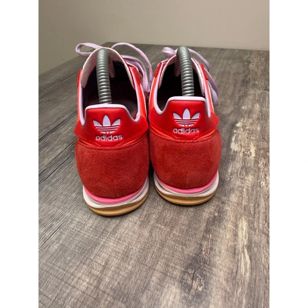 Adidas SL 72 RS Red Pink Purple JH7392 Women 8 Low Top Sneakers